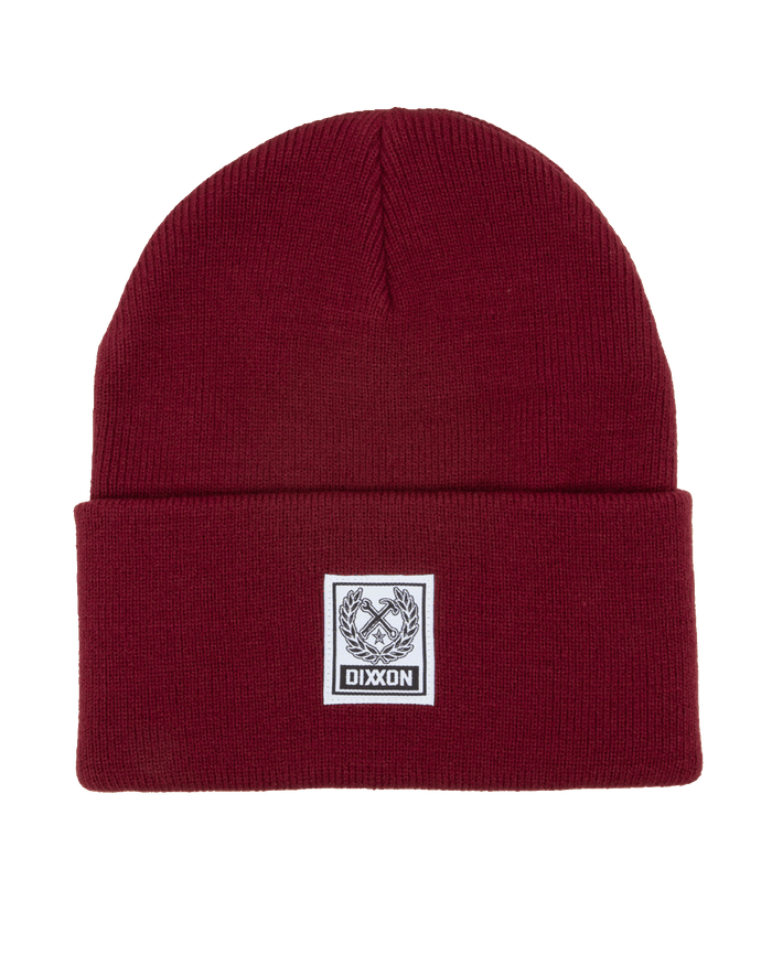 Ribbed Beanie - Maroon - Dixxon Flannel Co.