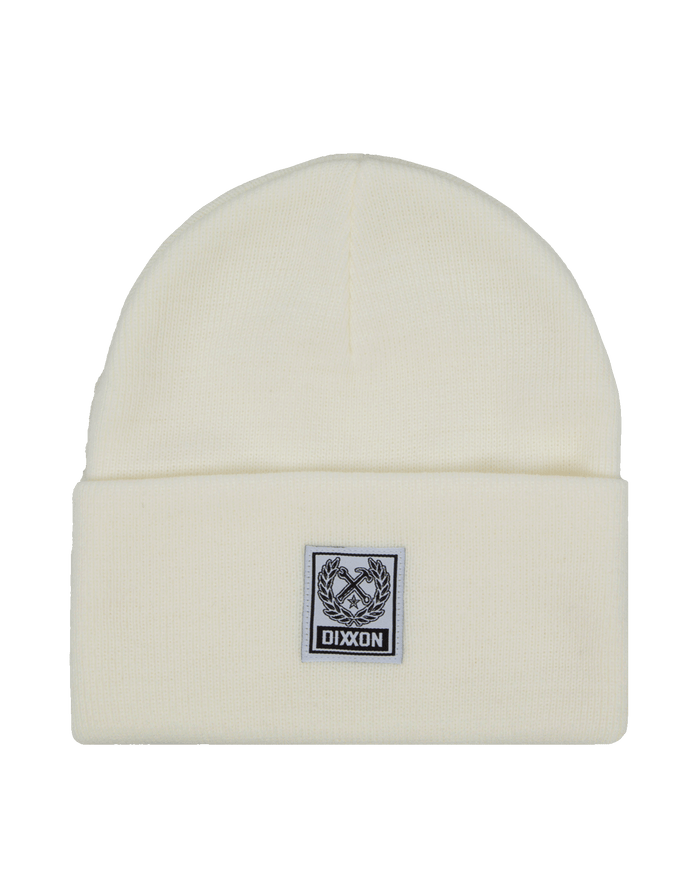 Ribbed Beanie - White - Dixxon Flannel Co.
