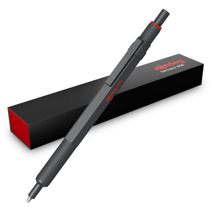Rotring 600 Ball Pen - Darkstone PVD