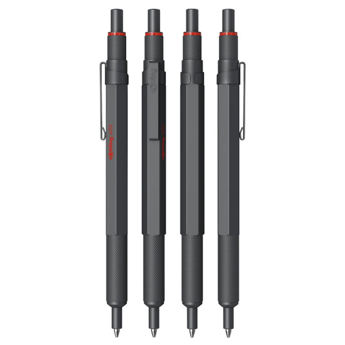 Rotring 600 Ball Pen - Darkstone PVD