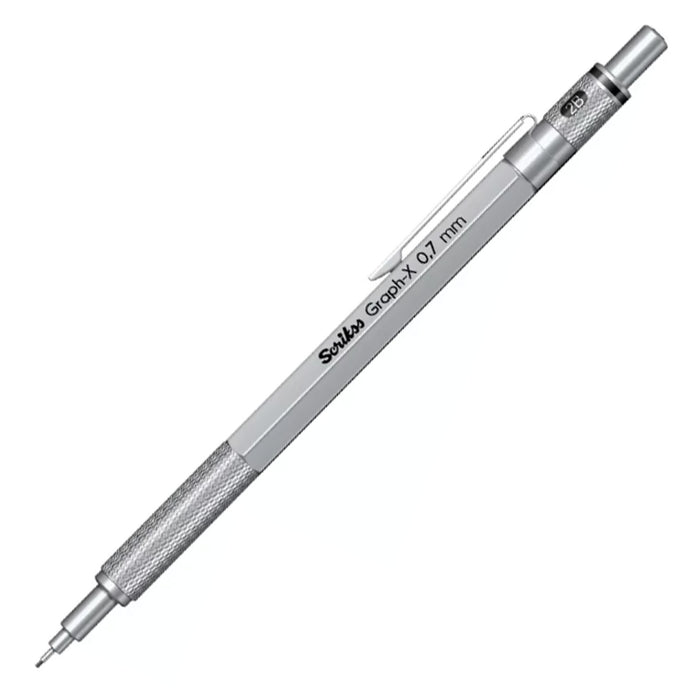Scrikss Graph-X 0.7mm Mechanical Pencil - Satin Grey