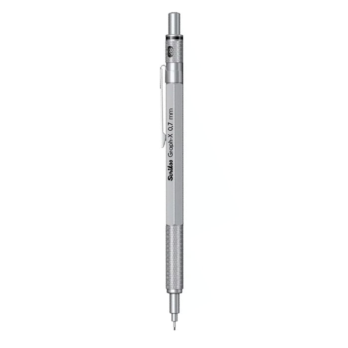 Scrikss Graph-X 0.7mm Mechanical Pencil - Satin Grey