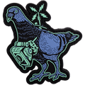 Spy Pigeon Glow In The Dark Pvc Patch