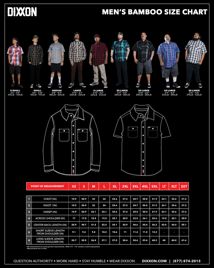 Product size chart. Full size chart information is available in the Size Guide on the product page.
