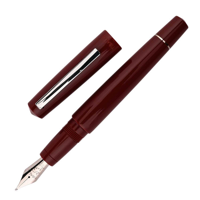 Tibaldi Infrangibile Fountain Pen - Deep Red CT 1