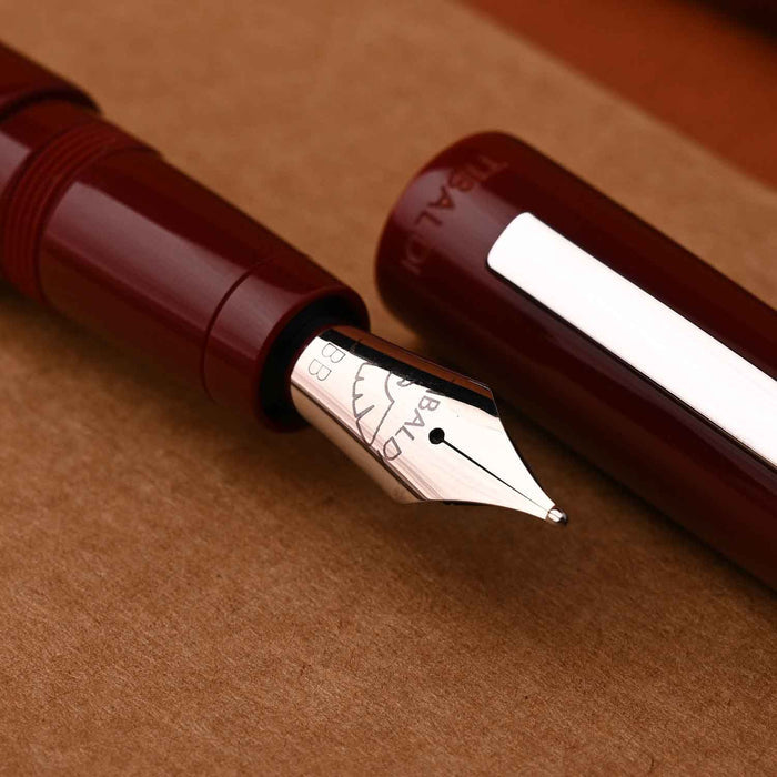 Tibaldi Infrangibile Fountain Pen - Deep Red CT 7