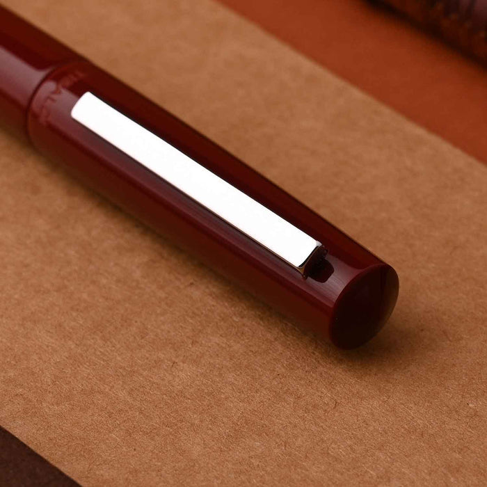 Tibaldi Infrangibile Fountain Pen - Deep Red CT 8