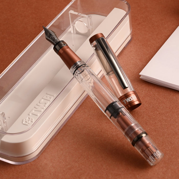 TWSBI Diamond 580ALR Fountain Pen - Affogato Onyx 8