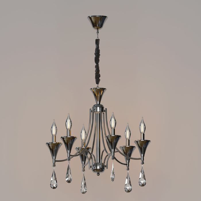 Vintage Multi Arm Chandelier 5 Light ~ 4625