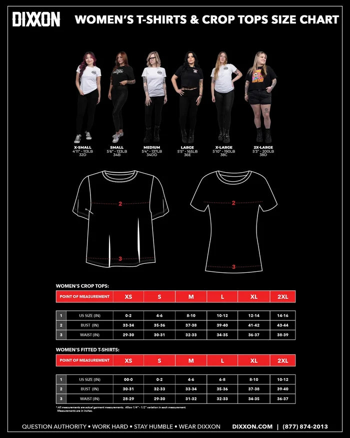 Product size chart. Full size chart information is available in the Size Guide on the product page.
