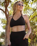 Women's Ignite Sports Bra - Black - Dixxon Flannel Co.