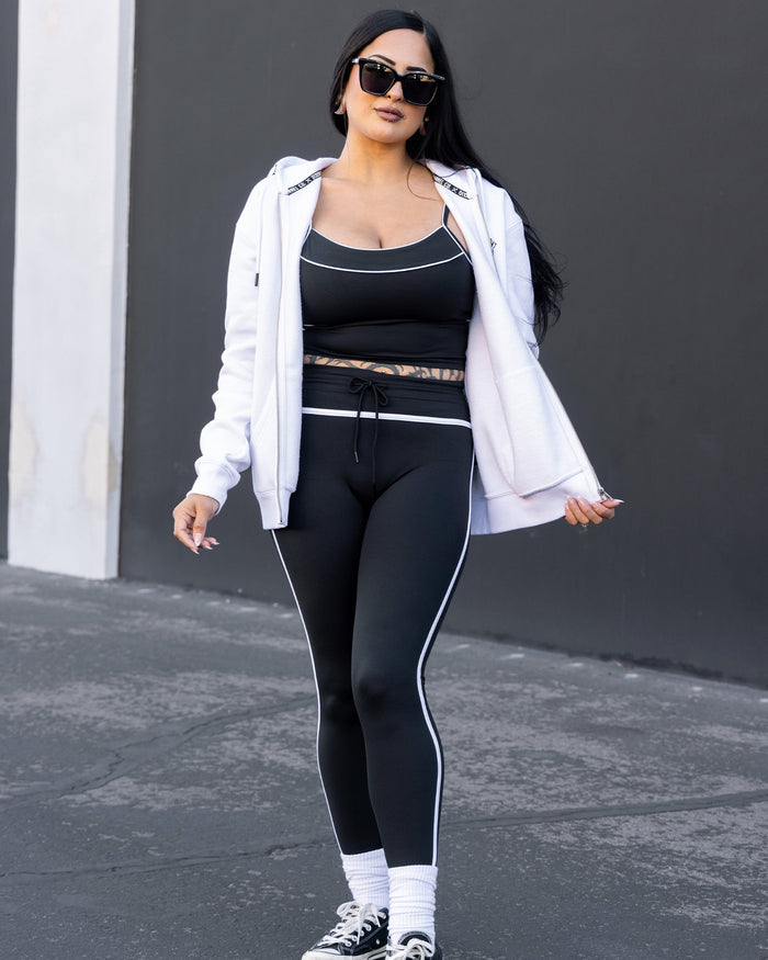 Women's Weekender Leggings - Black & White - Dixxon Flannel Co.