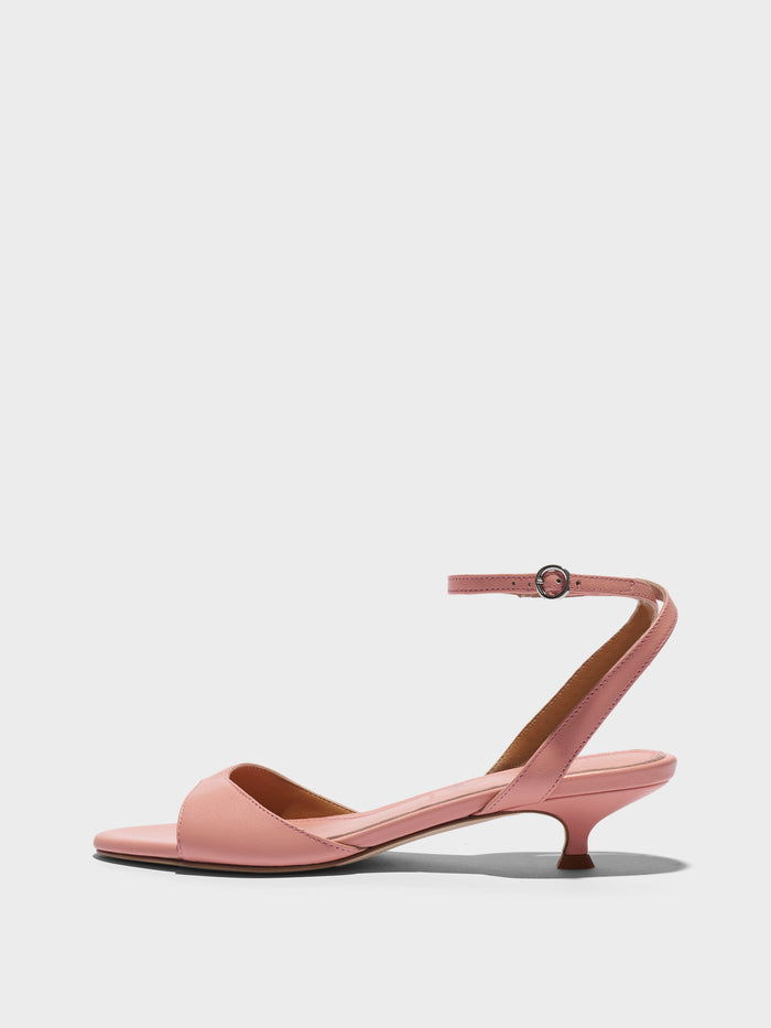 Zelia Kitten-Heel Sandals